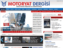 Tablet Screenshot of motoryatdergisi.com